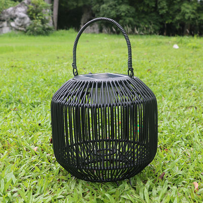 কাস্টমাইজড রটান বোনা সৌর আলো পোর্টেবল 3500K IP65 জলরোধী
