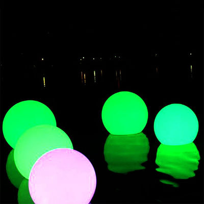 জলরোধী প্লাস্টিকের LED গ্লো বল কাস্টমাইজড রঙ