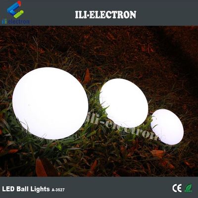 জলরোধী প্লাস্টিকের LED গ্লো বল কাস্টমাইজড রঙ