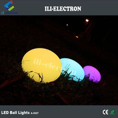 জলরোধী প্লাস্টিকের LED গ্লো বল কাস্টমাইজড রঙ