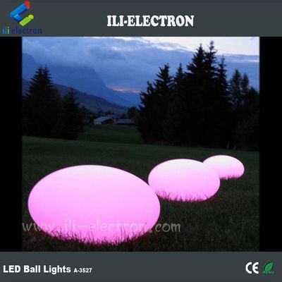 জলরোধী প্লাস্টিকের LED গ্লো বল কাস্টমাইজড রঙ