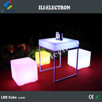 রিমোট কন্ট্রোল প্লাস্টিকের LED আলো কিউব