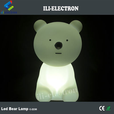 প্লাস্টিকের ভালুক পশু আকৃতির LED টেবিল ল্যাম্প