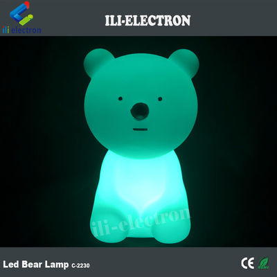 প্লাস্টিকের ভালুক পশু আকৃতির LED টেবিল ল্যাম্প