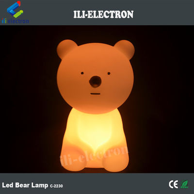 প্লাস্টিকের ভালুক পশু আকৃতির LED টেবিল ল্যাম্প