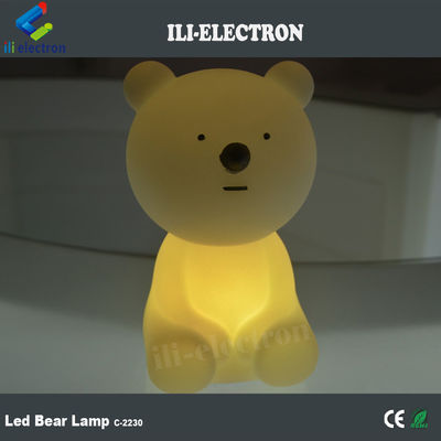 প্লাস্টিকের ভালুক পশু আকৃতির LED টেবিল ল্যাম্প