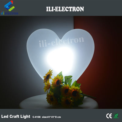 হার্টের আকৃতির আলোকিত LED আলংকারিক ল্যাম্প