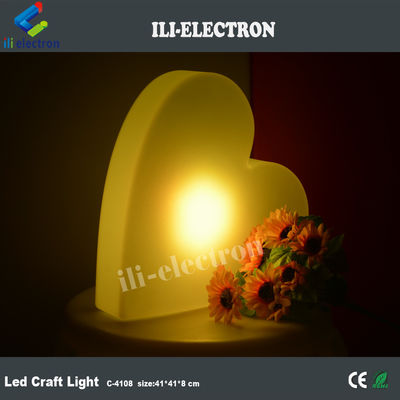 হার্টের আকৃতির আলোকিত LED আলংকারিক ল্যাম্প