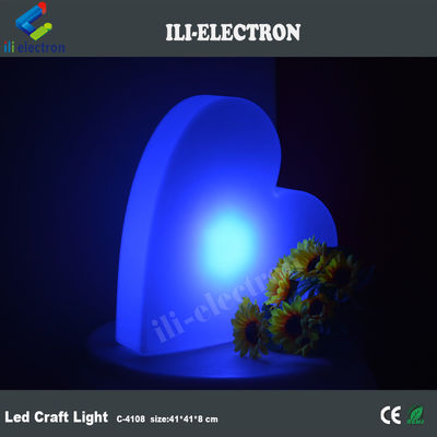 হার্টের আকৃতির আলোকিত LED আলংকারিক ল্যাম্প