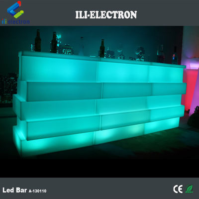 প্লাস্টিক LED মোবাইল বার টেবিল 16 রং পরিবর্তনশীল জলরোধী