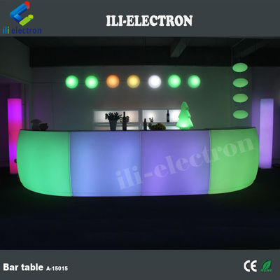PE প্লাস্টিকের LED আলো আসবাবপত্র LED পোর্টেবল বার
