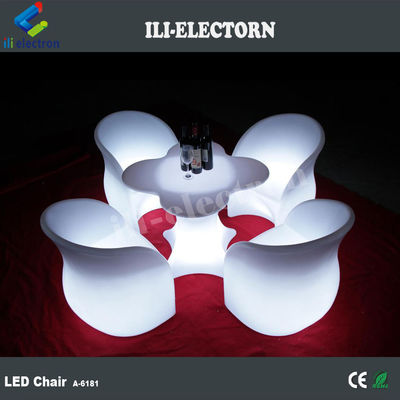 LED আলো আসবাবপত্র LED ফুল ওয়াইন বার টেবিল সেট