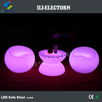 বাগান বার প্লাস্টিক LED আলো আপ আসবাবপত্র stool টেবিল জলরোধী
