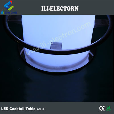 বহিরঙ্গন উচ্চ শীর্ষ প্যাটিও আলো LED আইস বালতি ক্রুজার টেবিল