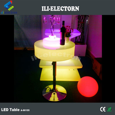 LED বার আসবাবপত্র LED ককটেল টেবিল আয়তক্ষেত্রাকার জলরোধী