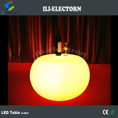 রিচার্জযোগ্য LED আসবাবপত্র বৃত্তাকার বাগানের জন্য কফি টেবিল