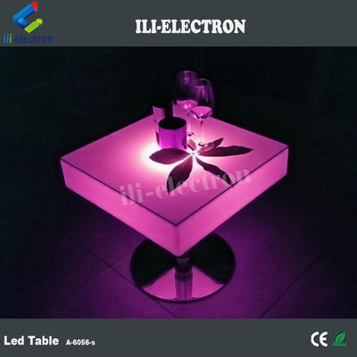 LED গার্ডেন টেবিল নাইট ক্লাব আসবাবপত্র রঙ ককটেল টেবিল LED আসবাবপত্র