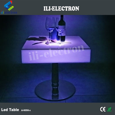 LED গার্ডেন টেবিল নাইট ক্লাব আসবাবপত্র রঙ ককটেল টেবিল LED আসবাবপত্র