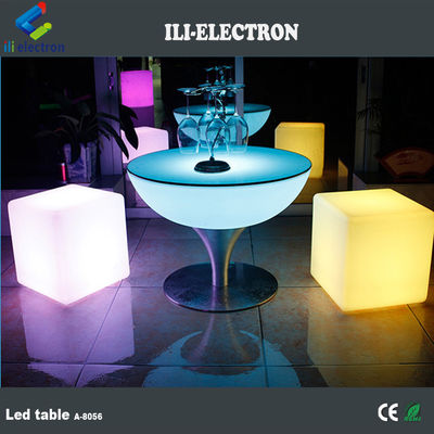 বিলাসবহুল আলোকিত LED বার টেবিল ভাড়া জন্য 1 বছরের ওয়ারেন্টি