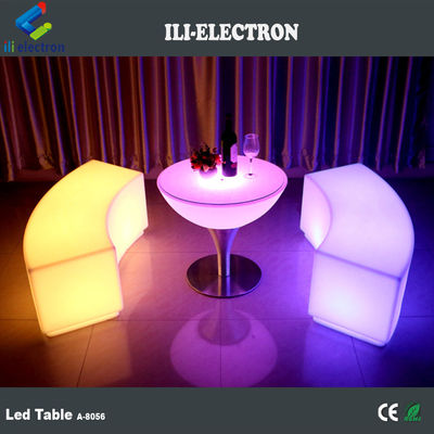 বিলাসবহুল আলোকিত LED বার টেবিল ভাড়া জন্য 1 বছরের ওয়ারেন্টি