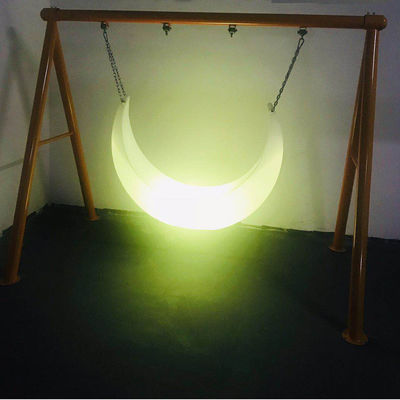 রিচার্জযোগ্য লিথিয়াম ব্যাটারি সহ গ্লো LED চাঁদ চেয়ার