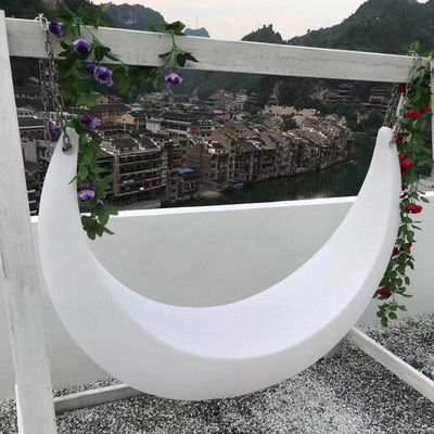 রিচার্জযোগ্য লিথিয়াম ব্যাটারি সহ গ্লো LED চাঁদ চেয়ার