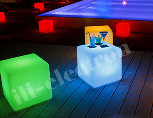 350LM পুনরায় চার্জযোগ্য আউটডোর LED কিউব লাইট LED কিউব ঘটনা জন্য stool